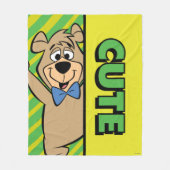 Couverture Polaire Ours Boo-Boo mignon (Devant)