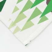 Couverture Polaire Ours cachés dans les arbres (Coin)