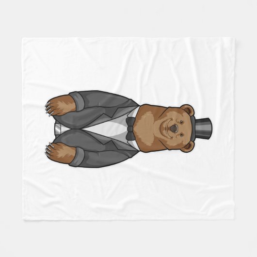 Couverture Polaire Ours comme chambre avec veste (Devant (Horizontal))