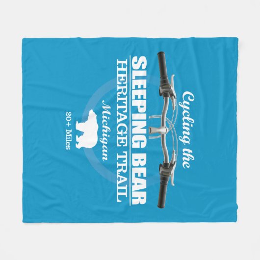 Couverture Polaire Ours couché HT (H2) (Devant (Horizontal))