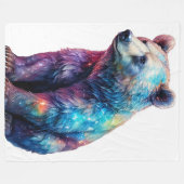 Couverture Polaire Ours cristal (Devant (Horizontal))