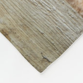 Couverture Polaire Ours Cute Stuffé Mur Rustique En Bois (Coin)