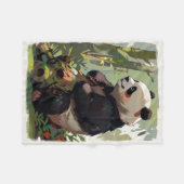 Couverture Polaire Ours de loisirs - Panda (Devant (Horizontal))
