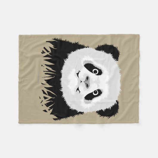 Couverture Polaire Ours de Panda (Devant (Horizontal))