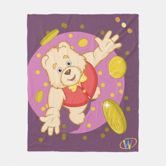 Couverture Polaire Ours de Quizzy (Devant)