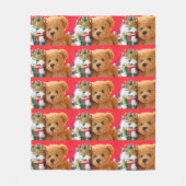 Couverture Polaire Ours en peluche (Devant)
