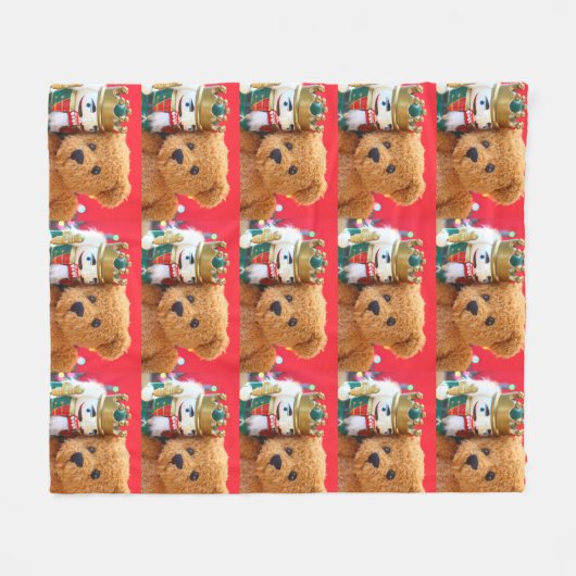 Couverture Polaire Ours en peluche (Devant (Horizontal))