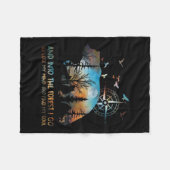 Couverture Polaire Ours Et Dans La Forêt Je Vais Perdre Mon Cadeau D' (Devant (Horizontal))