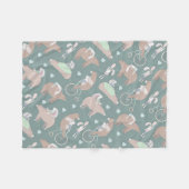 Couverture Polaire Ours et Lapin (Devant (Horizontal))