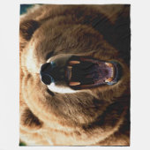 COUVERTURE POLAIRE OURS GRIS (Devant)