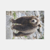 Couverture Polaire Ours kodiak (Devant (Horizontal))