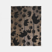 Couverture Polaire Ours Noir - Patrouilles Ours Noir (Devant)