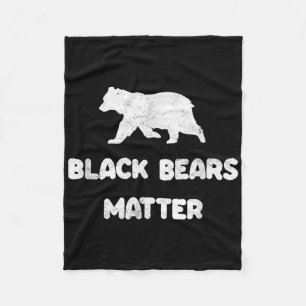 Couverture Polaire Ours Noirs Amoureux des animaux De La Nature En Pl