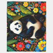 Couverture Polaire Ours Panda Fée Charmant (Devant)