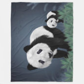 Couverture Polaire Ours Pandas (Devant)