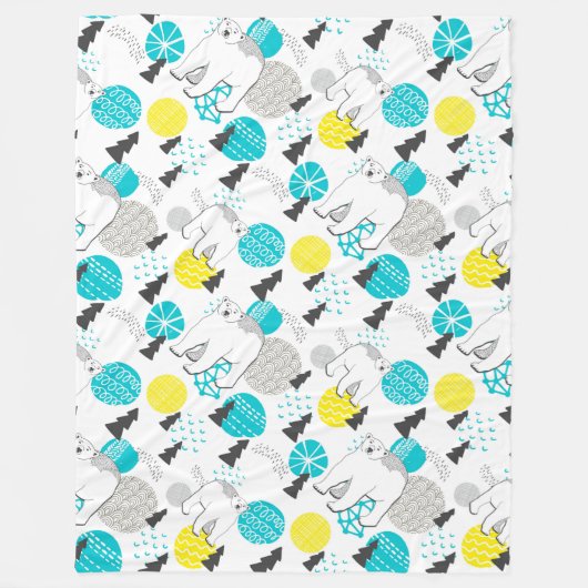 Couverture Polaire Ours polaire (Devant)