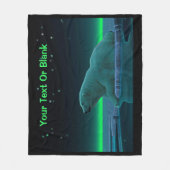 Couverture Polaire Ours polaire à bord de glace (Devant)