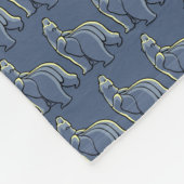 Couverture Polaire Ours Polaire Blanche Ours Art Fleece Blanches Cade (Coin)