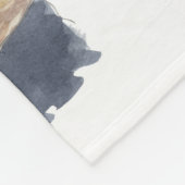 Couverture Polaire Ours polaire dormant, aquarelle (Coin)