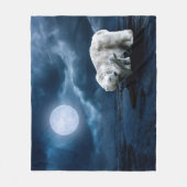 Couverture Polaire Ours polaire et épi (Devant)