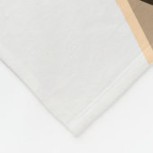 Couverture Polaire Ours polygone personnalisé (Coin)