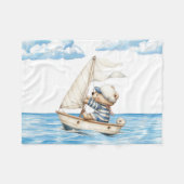 Couverture Polaire Ours Teddy (Devant (Horizontal))