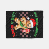 Couverture Polaire Out Here Looking Like A Snack Funny Christmas Ging (Devant (Horizontal))