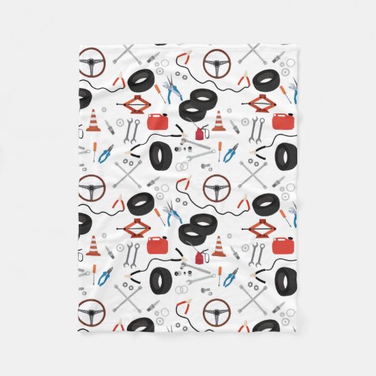 Couverture Polaire Outils Automobile Mécanique (Devant)