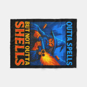 Couverture Polaire Outta Spells But Not Outta Shells Wizard Fantasy M (Devant (Horizontal))