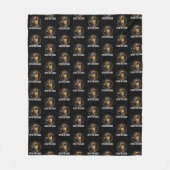 Couverture Polaire Ouvrez La Porte Mème De Chat Drôle Design D'humour (Devant)