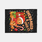 Couverture Polaire Overbaked And Over It Christmas Cookies Gingerbrea (Devant (Horizontal))