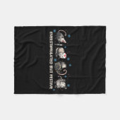 Couverture Polaire Overstimulated But Festive Funny Ssum Nurse Christ (Devant (Horizontal))