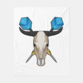 Couverture Polaire Ox aux fléchettes avec fléchette (Devant)