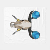 Couverture Polaire Ox aux fléchettes avec fléchette (Devant (Horizontal))