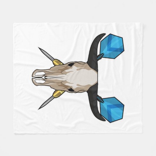 Couverture Polaire Ox aux fléchettes avec fléchette (Devant (Horizontal))