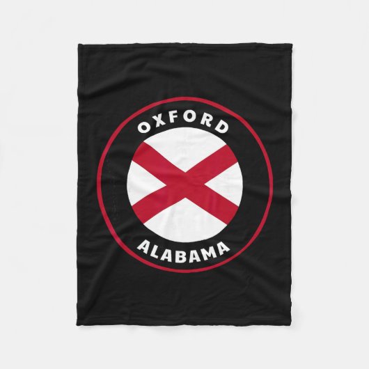 Couverture Polaire Oxford Alama Al State Flag Dge Vacation  (Devant)