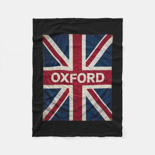 Couverture Polaire Oxford England Britain Uk History Vacation Souveni (Devant)