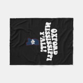Couverture Polaire Oxford Mississippi Y'all Ms Southern Vacation  (Devant (Horizontal))