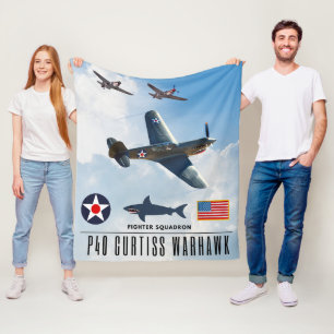 COUVERTURE POLAIRE P-40 CURTISS WARHAWK SQUADRON