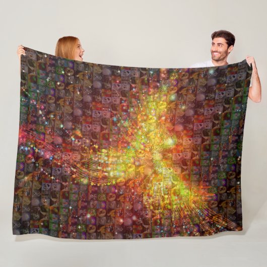 Couverture Polaire P est pour Phoenix Mosaic (En situation)