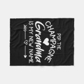 Couverture Polaire P The Champagne Grandma Is My New Name (Devant (Horizontal))