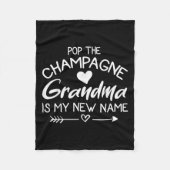 Couverture Polaire P The Champagne Grandma Is My New Name (Devant)