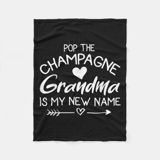 Couverture Polaire P The Champagne Grandma Is My New Name (Devant)