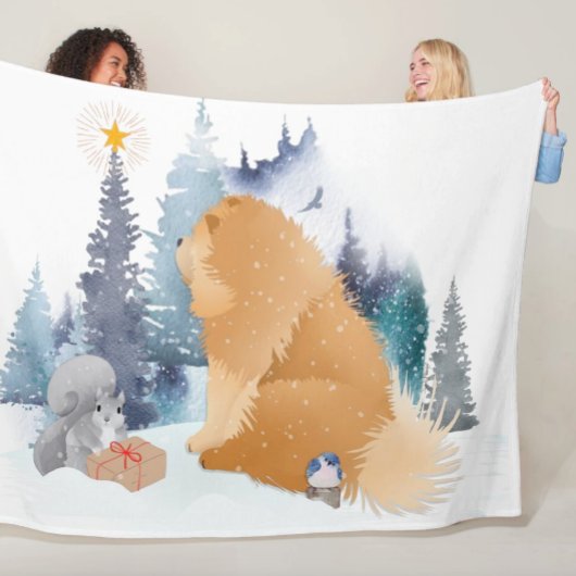 Couverture Polaire PACE Chow chien vacances