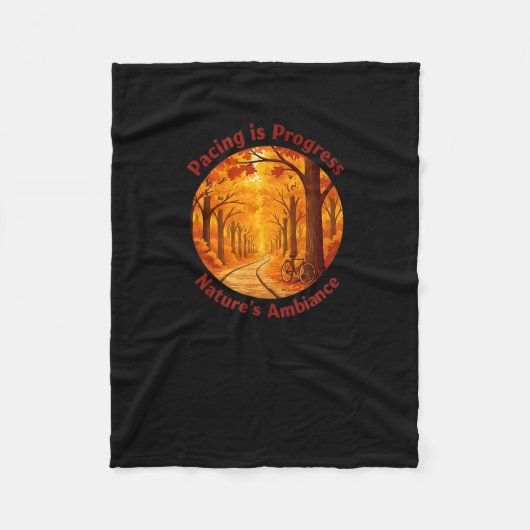 Couverture Polaire Pacing Is Progress Self-care - Nature Walk Gift (Devant)