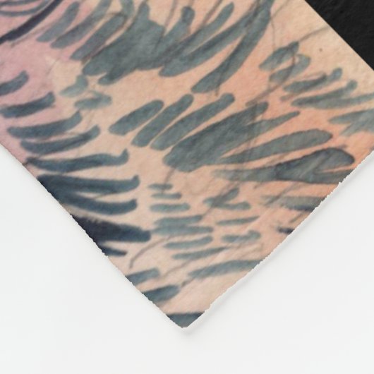 Couverture Polaire Pack Wolf aquarelle (Coin)