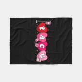 Couverture Polaire Pacu Nurse Valentine's Day St Anesthesia Care Unit (Devant (Horizontal))