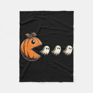 Couverture Polaire Pacween drôle d'Halloween Citrouille Fantôme Gamer