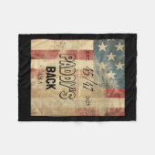 Couverture Polaire Paddy's Back Funny Trump2 (Devant (Horizontal))