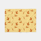 Couverture Polaire Page Couleur des fleurs (Devant (Horizontal))